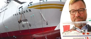 Nu är nya M/S Thjelvar på väg hem