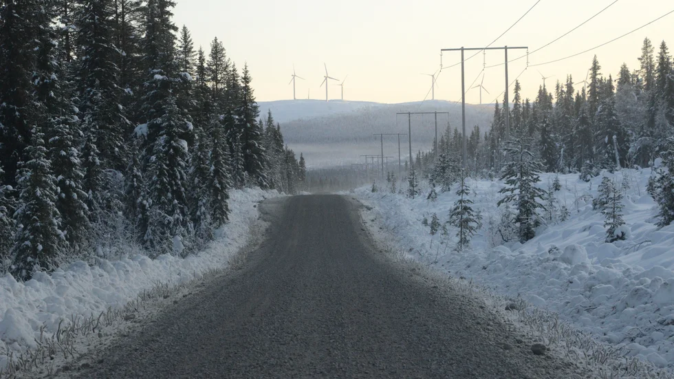 Är Flukavägen lämplig som skolskjutsväg? En utvärdering görs den här veckan och kommer avgöra hur rutten för skolskjutsbarnen i Adolfström och Gautosjö kommer se ut närmsta framtiden. (Arkivbild)
