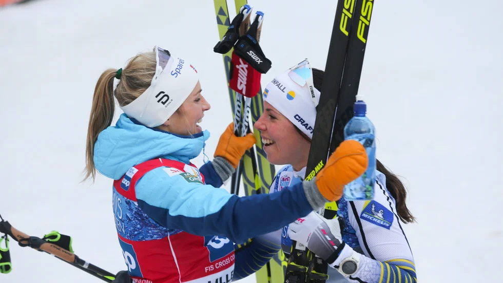Therese Johaug och Charlotte Kalla tävlar mot varandra även den kommande helgen.