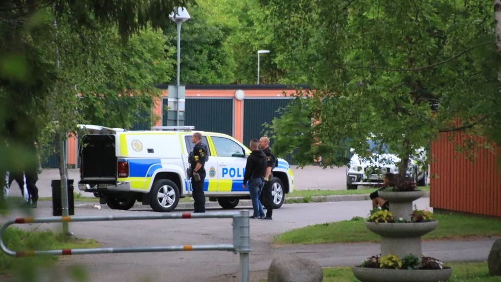 En person har frihetsberövats.