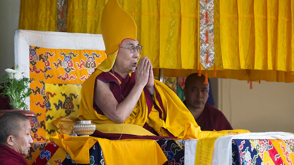 Dalai lama, tibetanska buddhismens religiösa ledare.