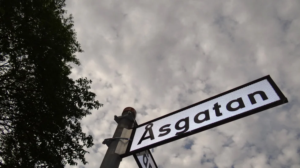 Dubbelmordet skedde på Åsgatan i centrala Linköping. Arkivbild.