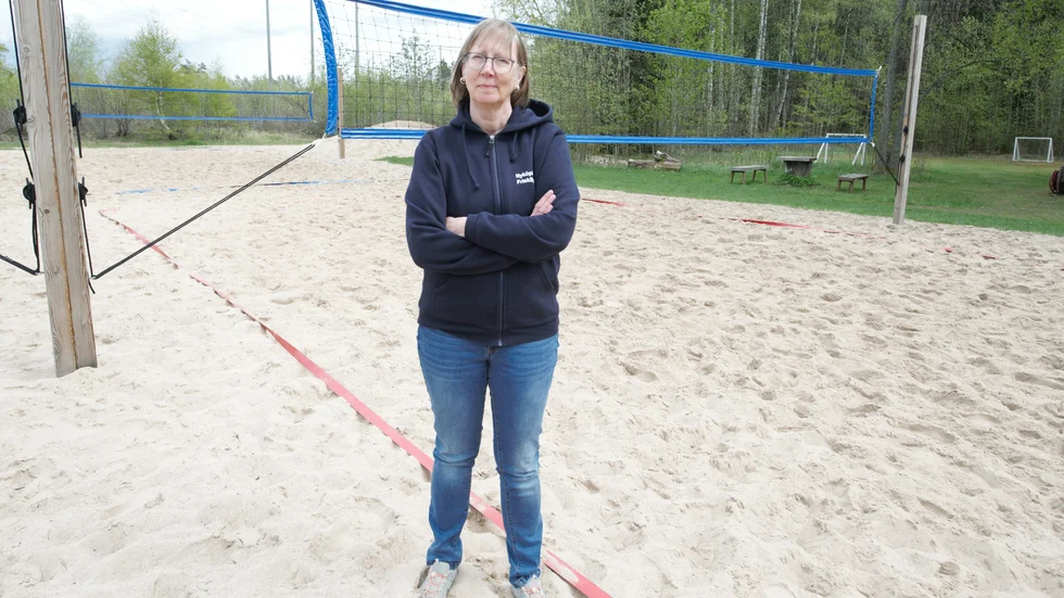 Lena Tholse, ordförande i Nyköpings FK, ser verksamheten vid Frisksportartorpet som hotad.