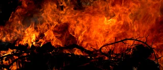 Skulle elda rishög – åtalas för gräsbrand