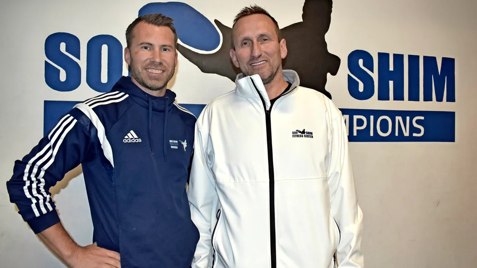 Niklas Andersson och ordförande Per-Erik Hedlund gläds över att kunna sjösätta ett stort och unikt projekt. Det är möjligt tack vare en beviljad ansökan från arvsfonden på hela 2,7 miljoner kronor.