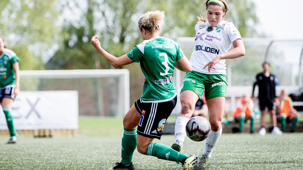 Carly Wickenheiser trivs i Skellefteå och ser framemot mötet med Mallbacken på onsdagsaftonen.