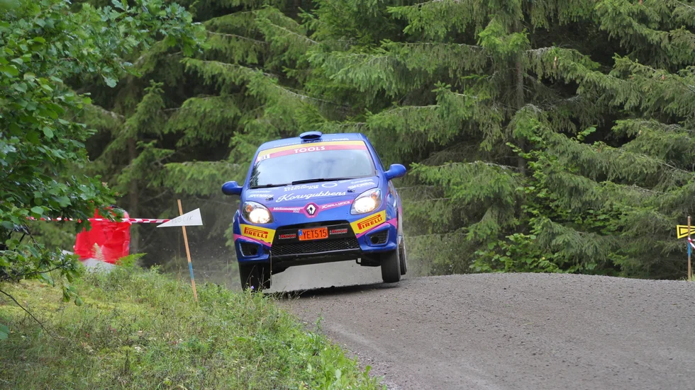 Det blir rally i skogarna norr om Borensberg i helgen.