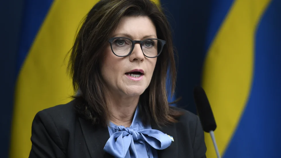 Arbetsmarknadsminister Eva Nordmark (S) krockar med riksdagen om regionala skyddsombuds makt. Arkivbild.