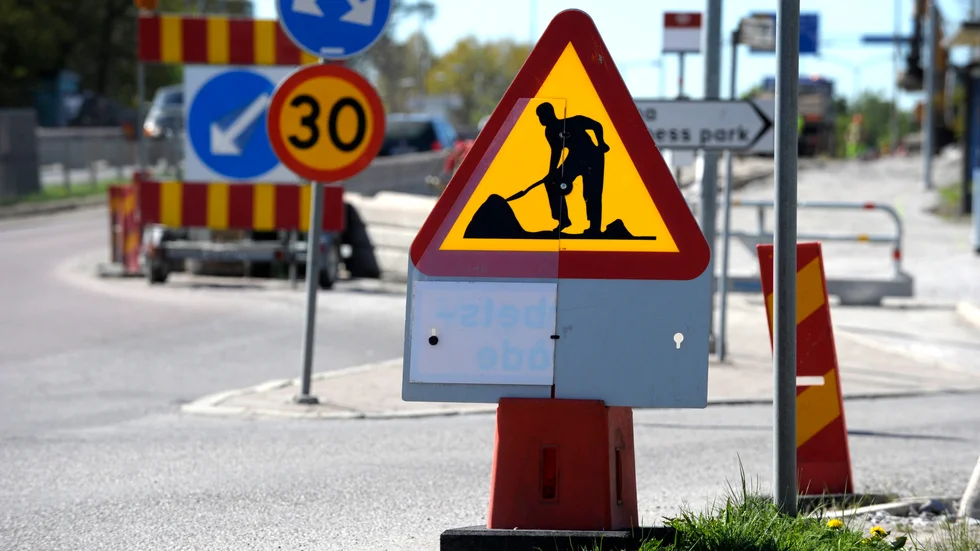 Skelettdelen hittades i samband med ett markarbete i Tyresö. Arkivbild.