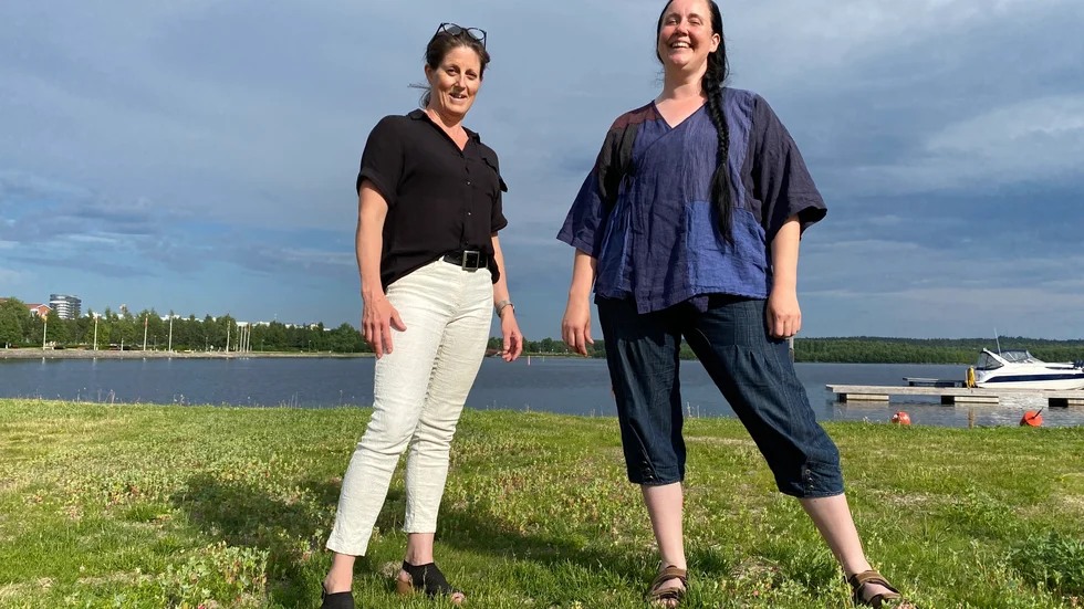 Catrin Forsberg och Elin Johansson inspirerades av "REKOring Piteå" och startade "Digitala Ting".