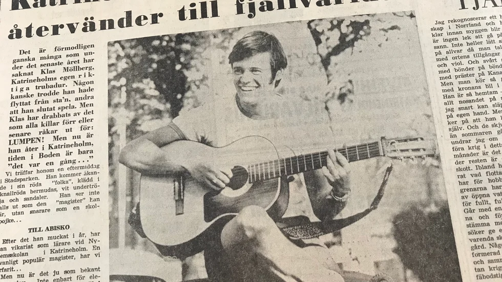 Klas Möllberg är tillbaka i Katrineholm efter att ha gjort lumpen i Boden.
