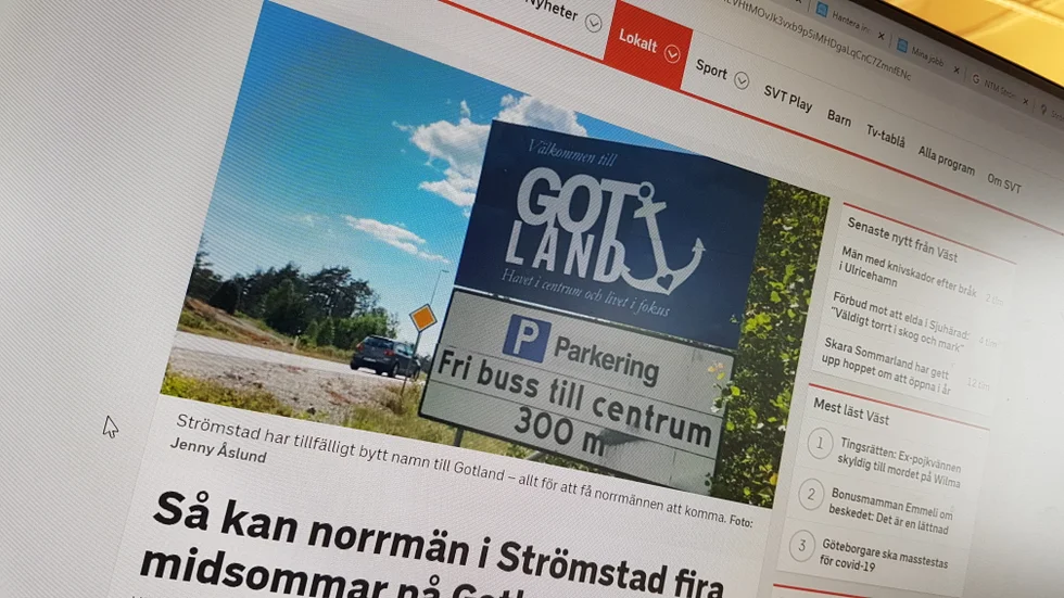 Vägskyltarna är nu nedplockade.