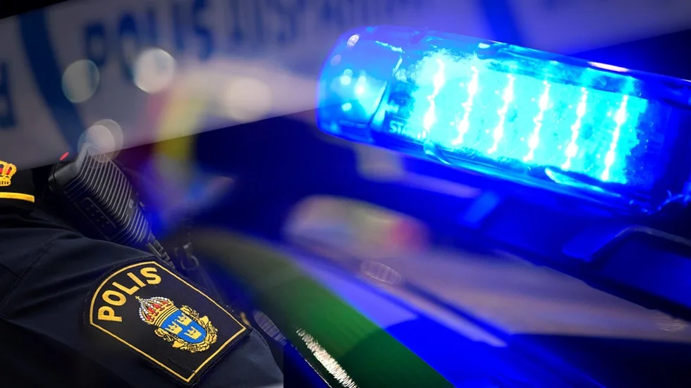 Mannen stoppades vid Hermanstorp vid infarten till Västervik.