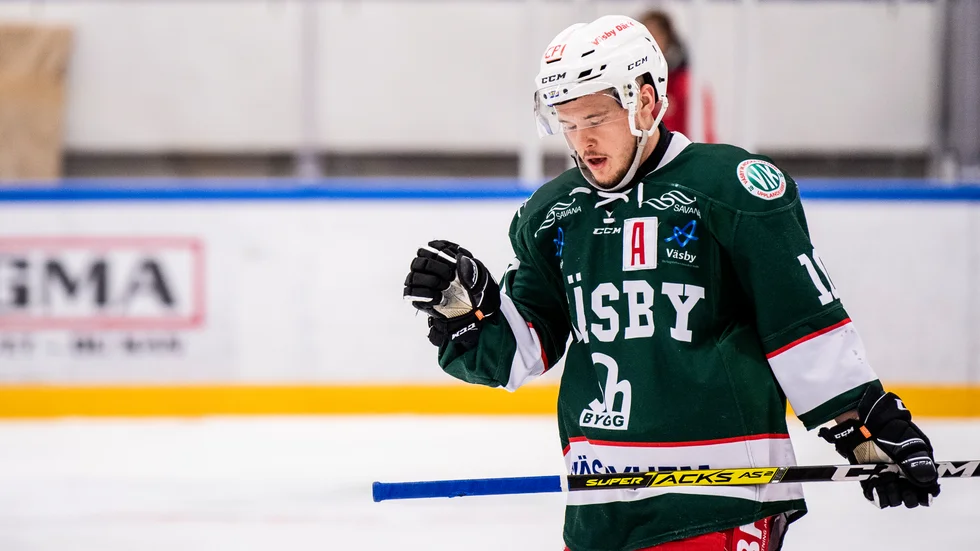 Oliver Horrssell var assisterande lagkapten i Väsby den gångna säsongen.