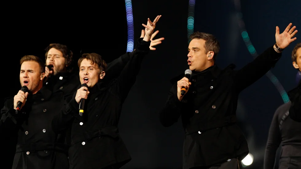 Take That återförenas igen – digitalt. Arkivbild.