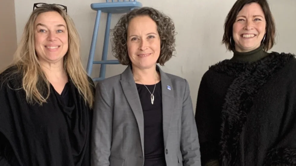 Annika Fredriksson, tidigare ordförande Naturturismföretagen, Anna Pettersson, regional utvecklingsdirektör Region Västerbotten och Annika Sandström, länsturismchef, Region Västerbotten. 