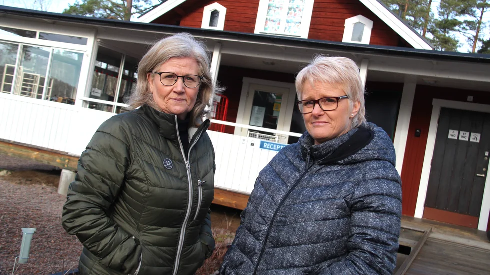 "Vi känner en jätteoro", säger Anna-Lena Monell och Sofie Didi om den kommande sommaren vid Hornåbergs camping.