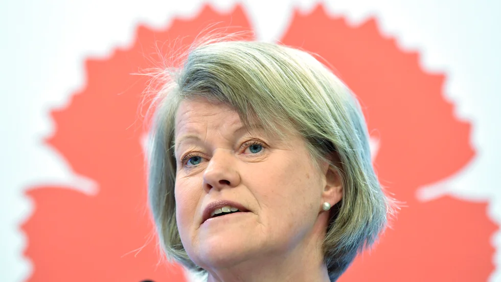Vänsterpartiets ekonomisk-politiske talesperson Ulla Andersson (V). Arkivbild.