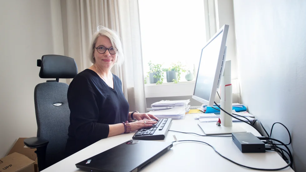 Kerstin Tibbling, produktionschef på Trosa kommun med ansvar för bland annat biblioteken. 