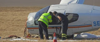 Flygplan havererade på Skavsta 