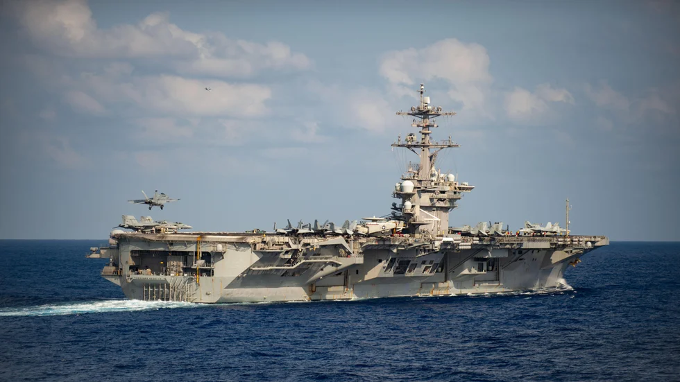 USS Theodore Roosevelt.