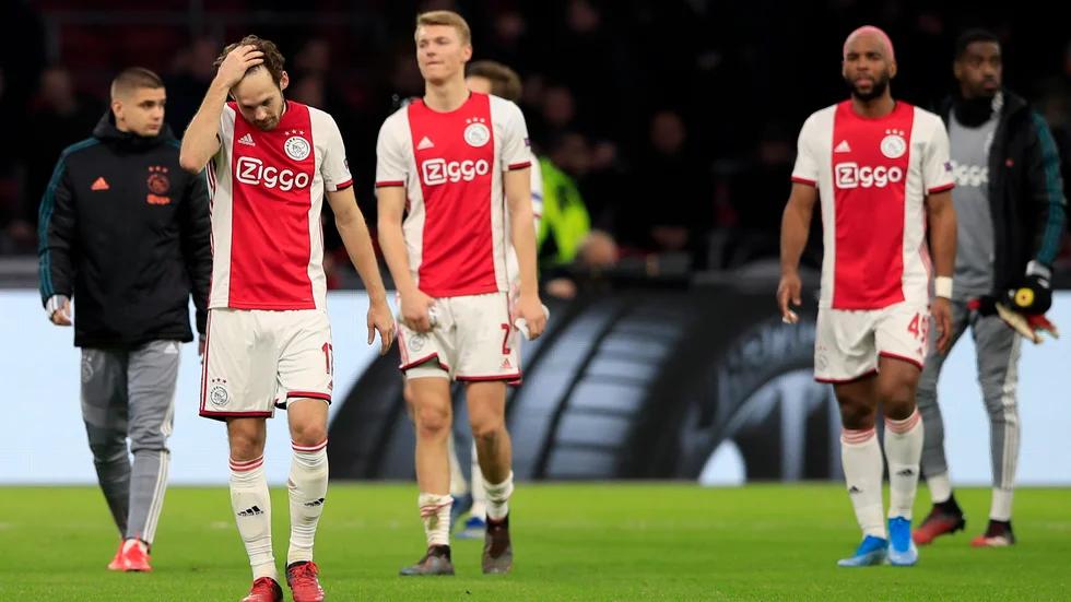 Ajax toppade tabellen – men får nöja sig med en CL-plats sedan Eredivisie ställts in. Arkivbild.