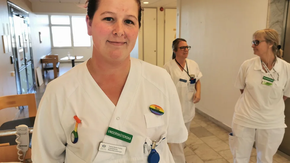 Tess Bodin är undersköterska och räddade livet på en patient.