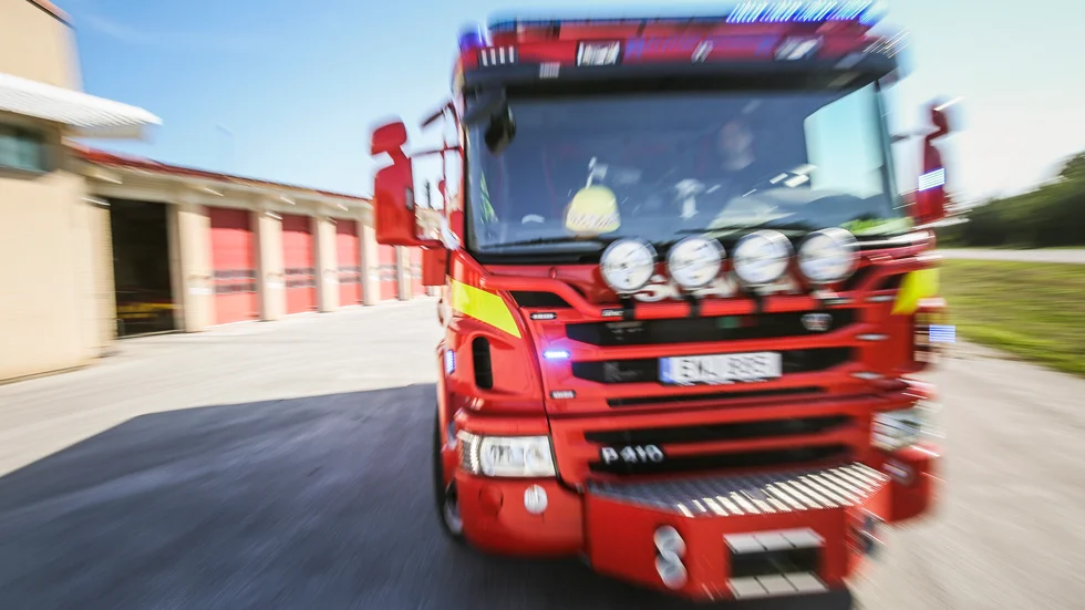 Räddningstjänsten kunde lämna platsen utan större åtgärder. 