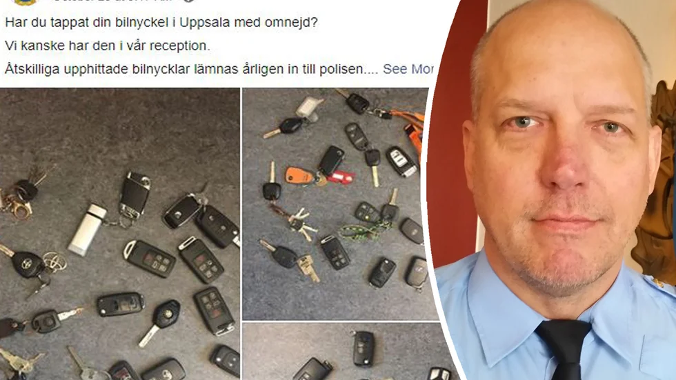 Ägarna till ett helt gäng borttappade bilnycklar efterlystes på polisens Facebooksida. Åtminstone två av nycklarna kom fram till sina ägare efter inlägget.