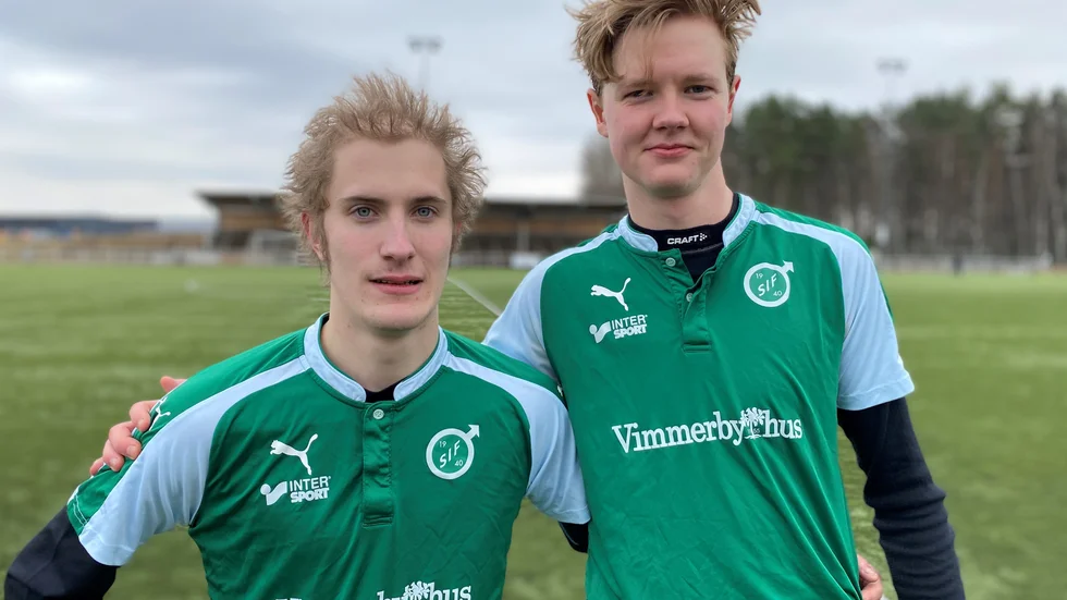 Storebros målskyttar: Lucas Fridell och Carl Andersson.
