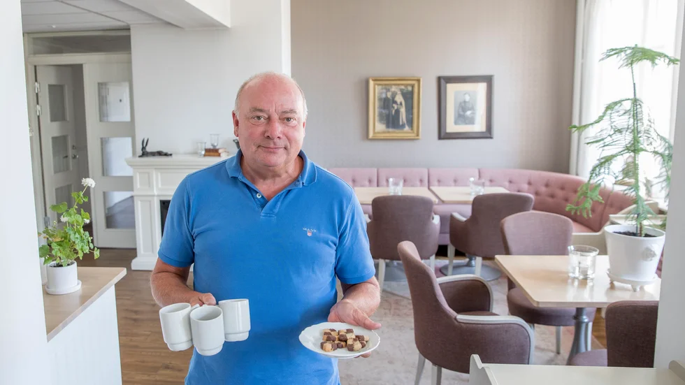 Thomas Neuendorf, ägare till Båsenberga försöker vara optimistisk, trots krisen. 