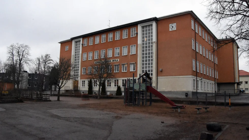 Astrid Lindgrens skola deltog inte i några programpunkter på Vimmerby Berättar, men ordnade utställningar i skolbiblioteket för att uppmärksamma festivalen. 