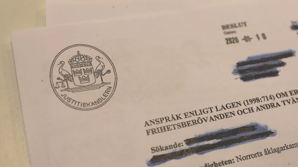 Svaret från Justitiekanslern.