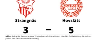 Förlust för Strängnäs mot Hovslätt med 3-5