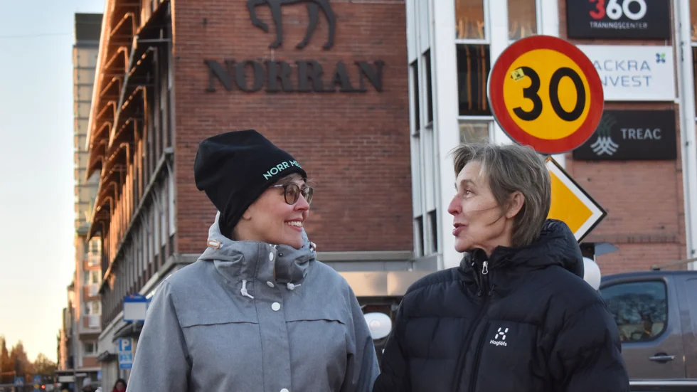 Malin Christoffersson, chefredaktör och ansvarig utgivare på Norran, och Karin Israelsson, familjeredaktör/reporter, ser fram emot nya satsningen.