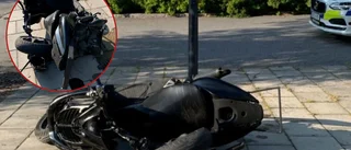"Lånade" moped och kraschade den – smet från olycksplatsen