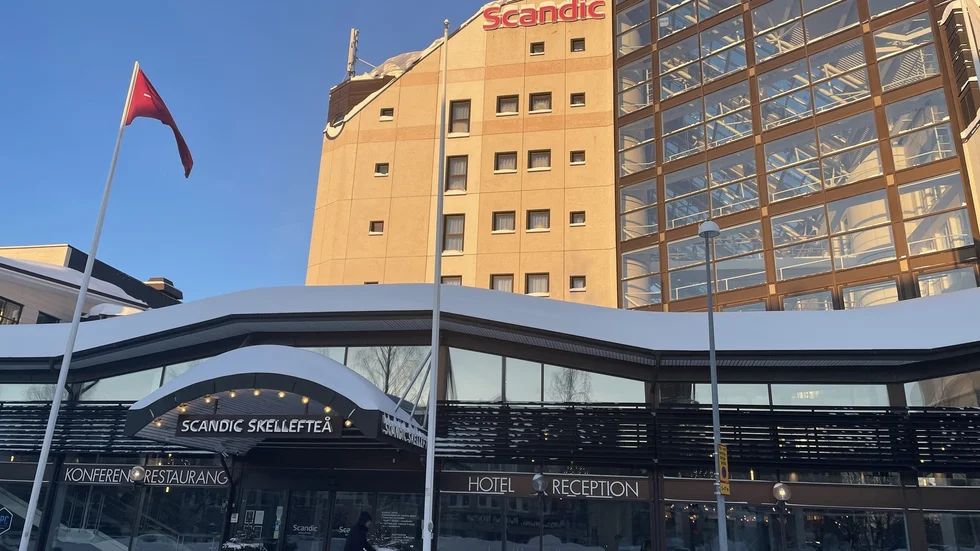 Brandlarmet gick på Scandic i Skellefteå på fredagen.