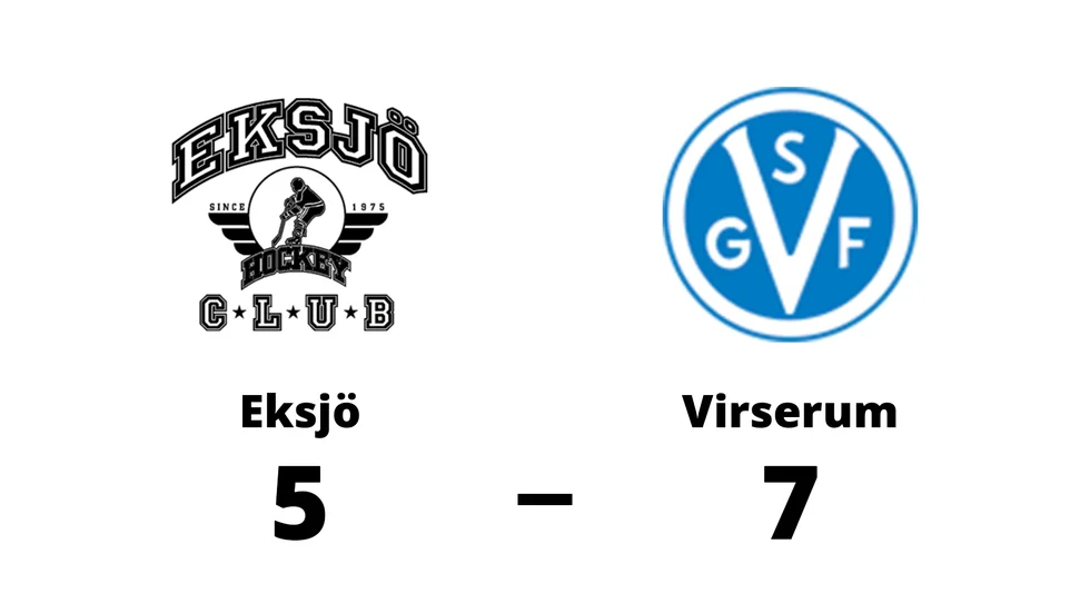 Eksjö HC förlorade mot Virserums SGF