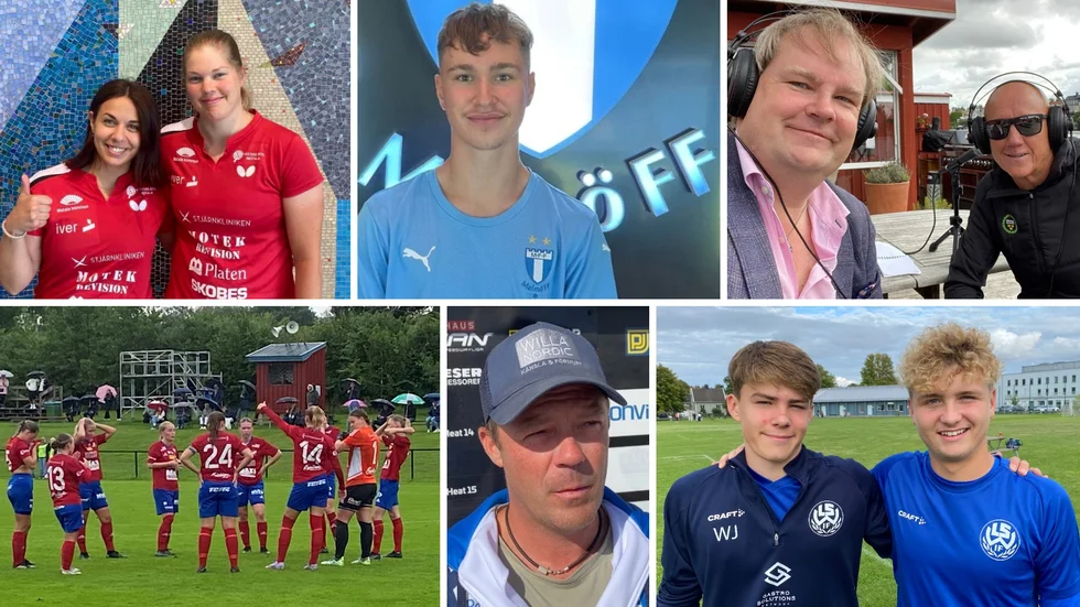 Frågesport vecka 34. Quiz i lokala sporten i Motala Vadstena handlar bland annat om de på bilden.