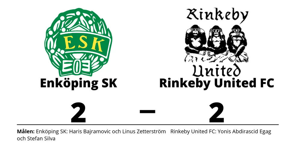 Enköpings SK FK spelade lika mot Rinkeby United FC