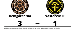 Hemgårdarna segrare hemma mot Västervik FF
