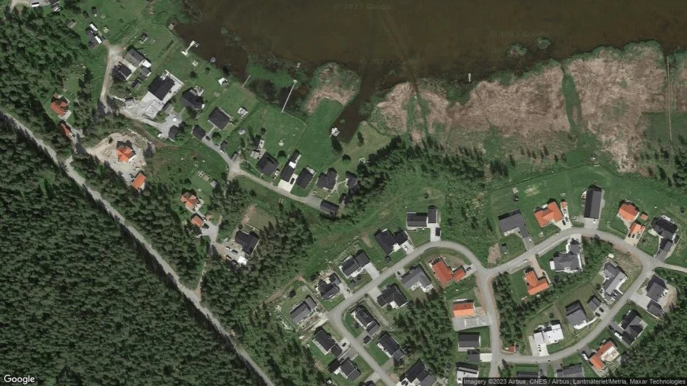 Området kring Långskatavägen 222