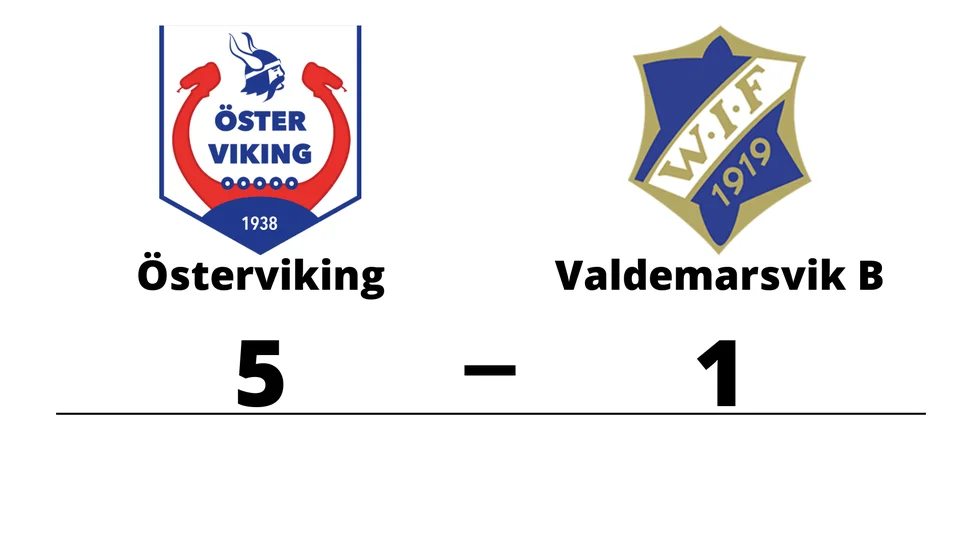 IK Österviking vann mot Valdemarsviks IF B