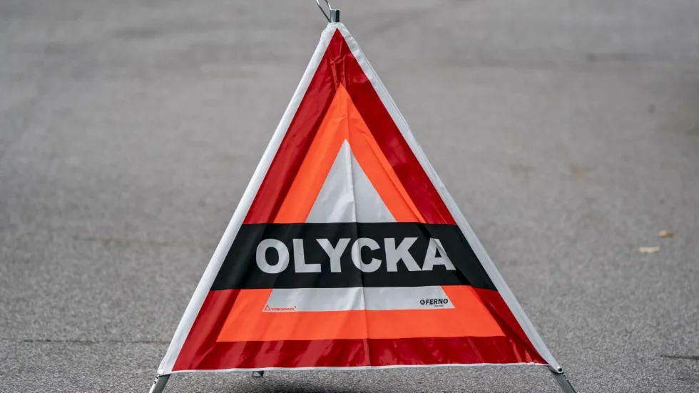 Två personbilar krockade under onsdagen på väg 55.