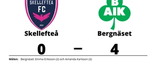 Bergnäset ny serieledare efter seger