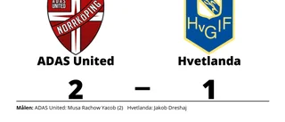 ADAS United vann - och toppar tabellen