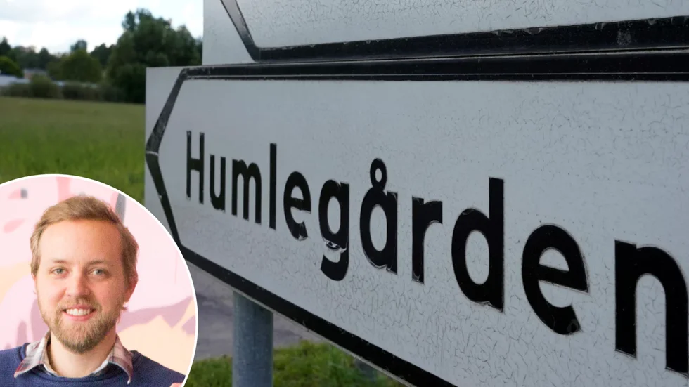 Vid en livsmedelskontroll på Humlegården fann man tarmbakterier i en matlåda. På bild ses också Mattias Edvinsson.