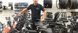 Cykeluthyrningen har ökat i Västervik