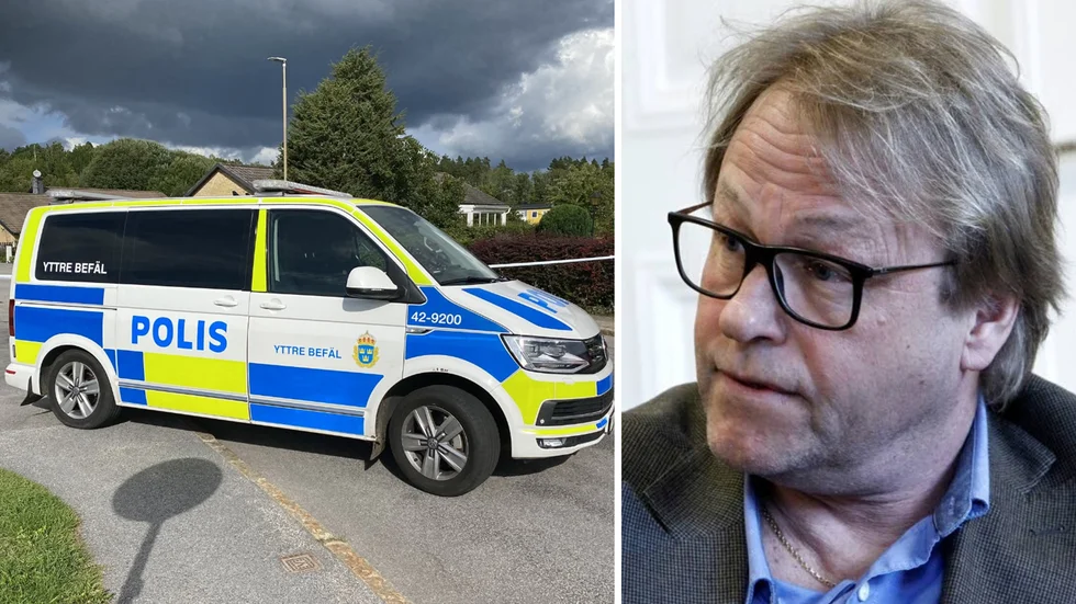 Dagen efter polisinsatsen.
