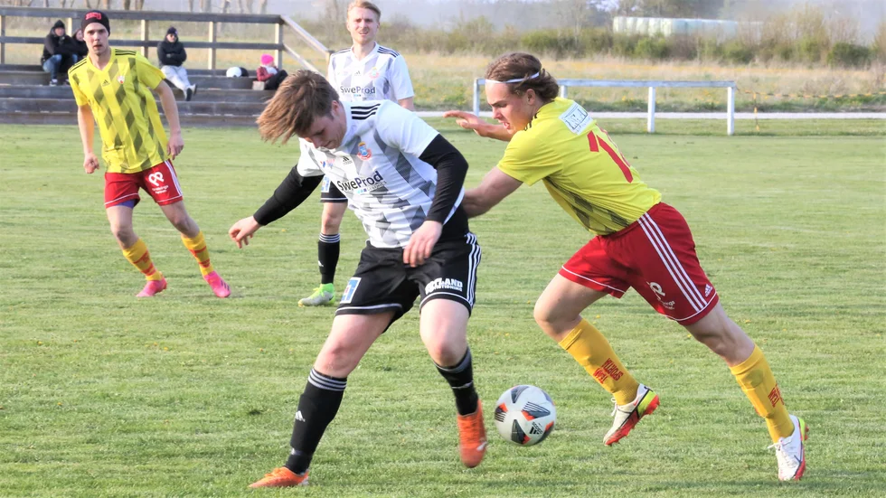 Hangvar hade svårt att få ihop en startelva i mötet med Visby AIK.